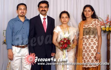 Robin Dhanya Sadeep Gladis Photos